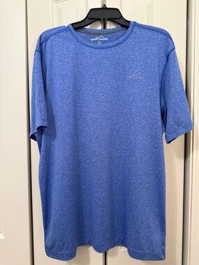 Eddie Bauer Men’s Heather Royal Blue Performance Tee